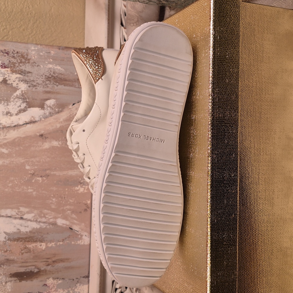 Michael Kors - Grove Embellished Leather Sneaker - Picture 8 of 14